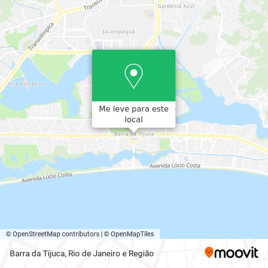 Barra da Tijuca mapa