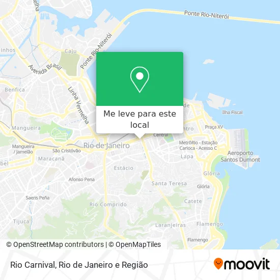 Rio Carnival mapa