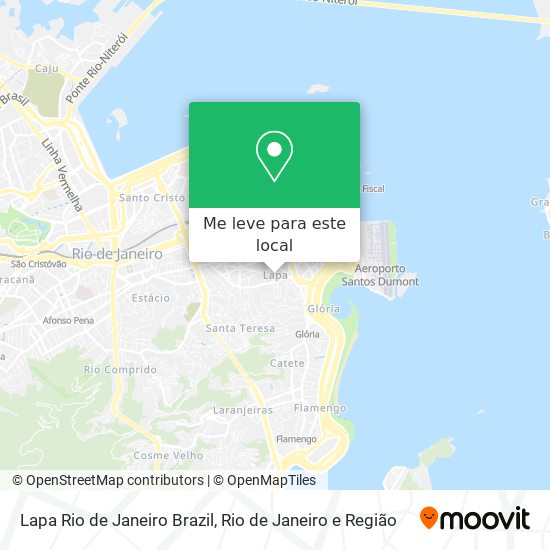 Lapa Rio de Janeiro Brazil mapa