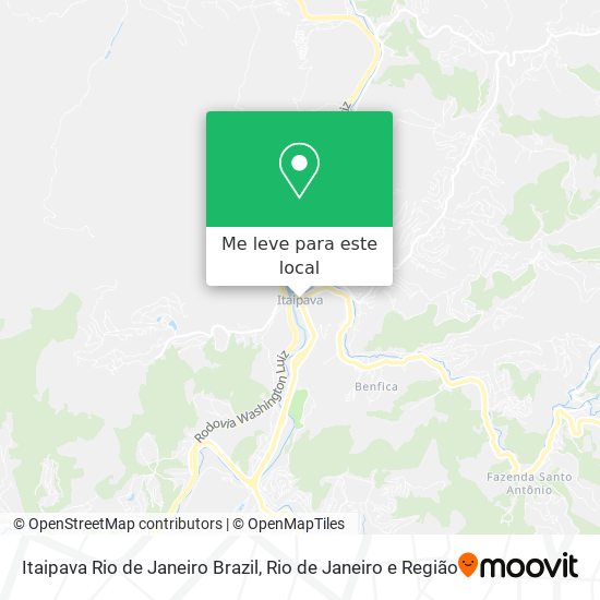 Itaipava Rio de Janeiro Brazil mapa