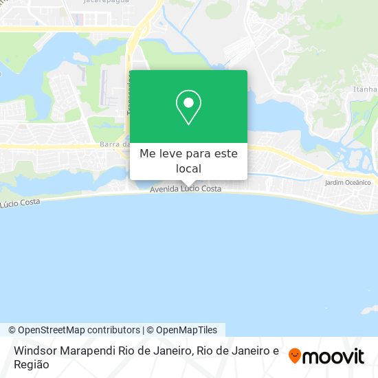 Windsor Marapendi Rio de Janeiro mapa