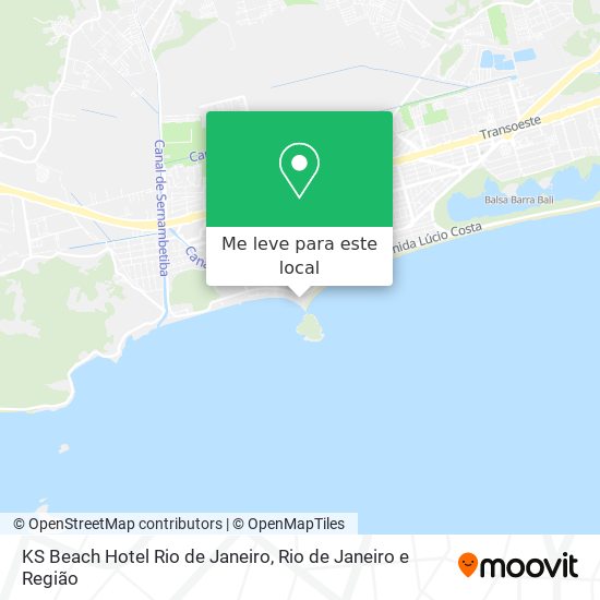 KS Beach Hotel Rio de Janeiro mapa