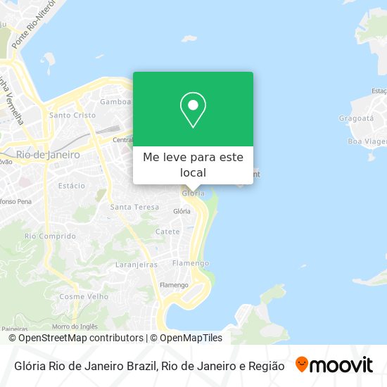 Glória Rio de Janeiro Brazil mapa