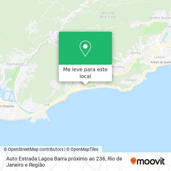 Auto Estrada Lagoa Barra próximo ao 236 mapa