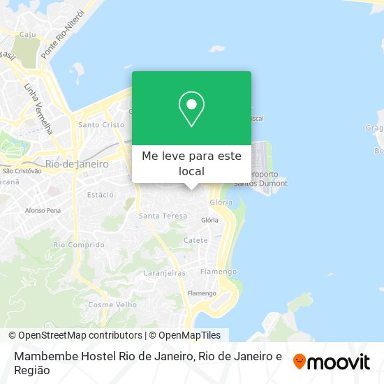 Mambembe Hostel Rio de Janeiro mapa