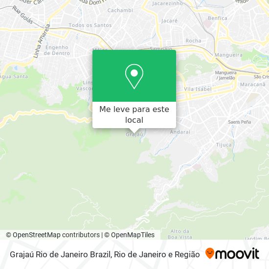 Grajaú Rio de Janeiro Brazil mapa