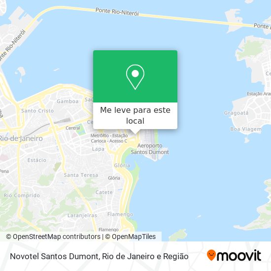 Novotel Santos Dumont mapa