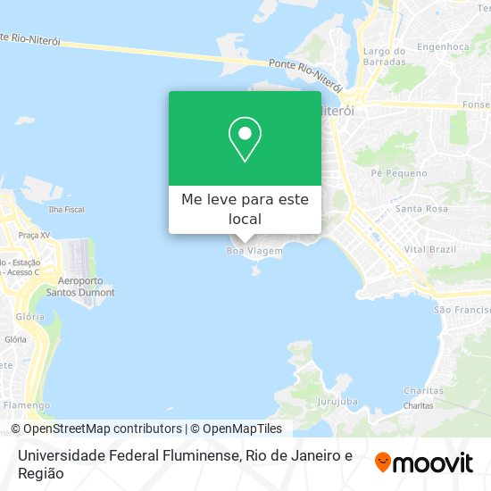 Universidade Federal Fluminense mapa