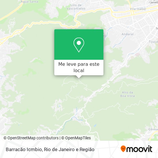 Barracão Icmbio mapa