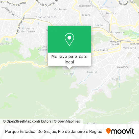 Parque Estadual Do Grajaú mapa