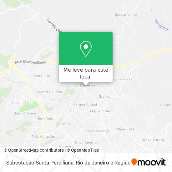 Subestação Santa Perciliana mapa