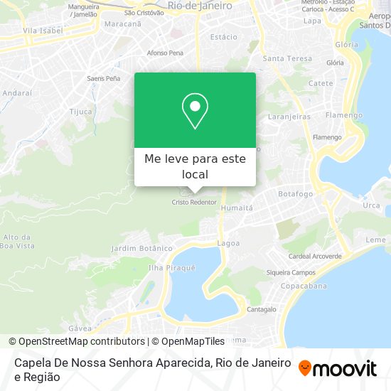 Capela De Nossa Senhora Aparecida mapa