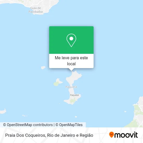 Praia Dos Coqueiros mapa