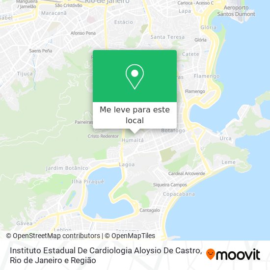 Instituto Estadual De Cardiologia Aloysio De Castro mapa