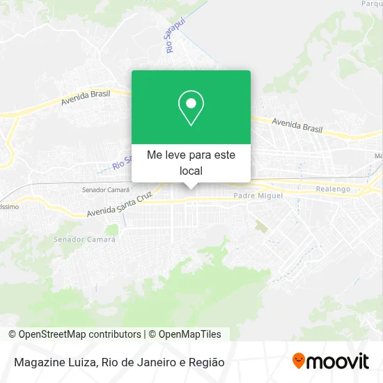 Magazine Luiza mapa