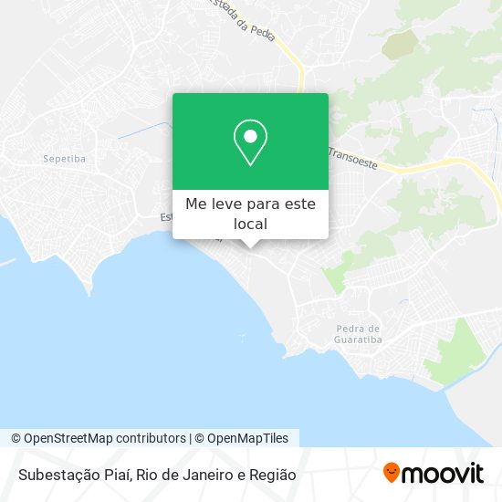 Subestação Piaí mapa