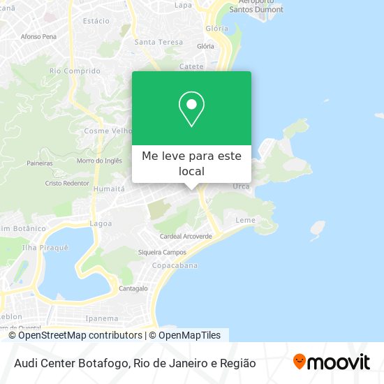Audi Center Botafogo mapa