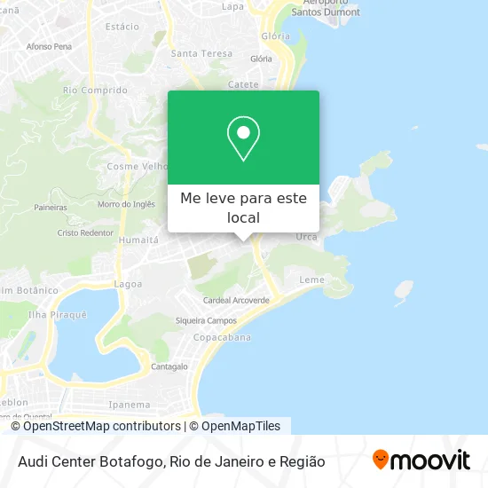 Audi Center Botafogo mapa