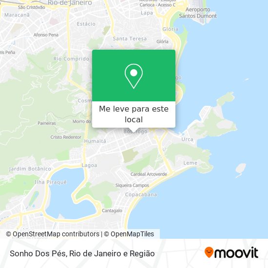 Sonho Dos Pés mapa