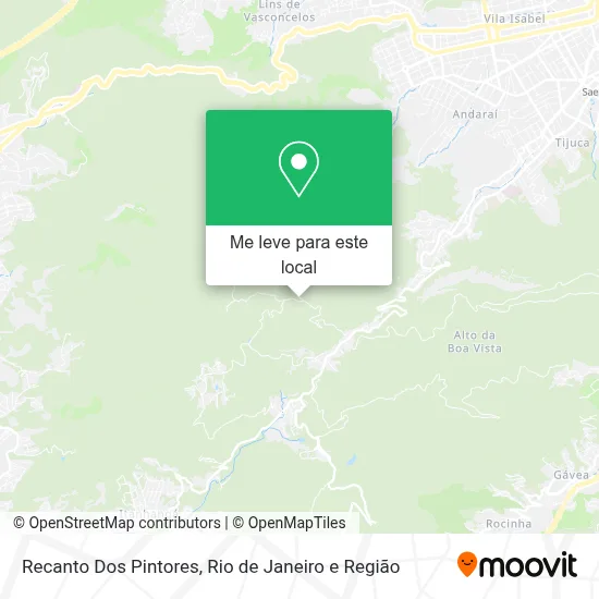 Recanto Dos Pintores mapa