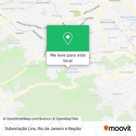 Subestação Lins mapa
