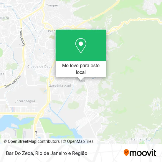 Bar Do Zeca mapa