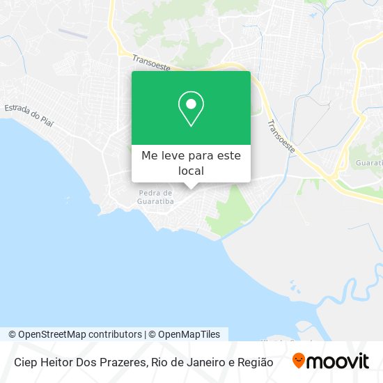 Ciep Heitor Dos Prazeres mapa