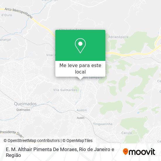 E. M. Althair Pimenta De Moraes mapa