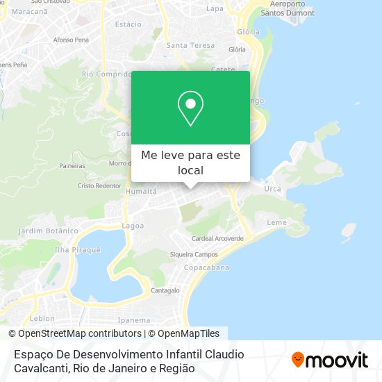 Espaço De Desenvolvimento Infantil Claudio Cavalcanti mapa