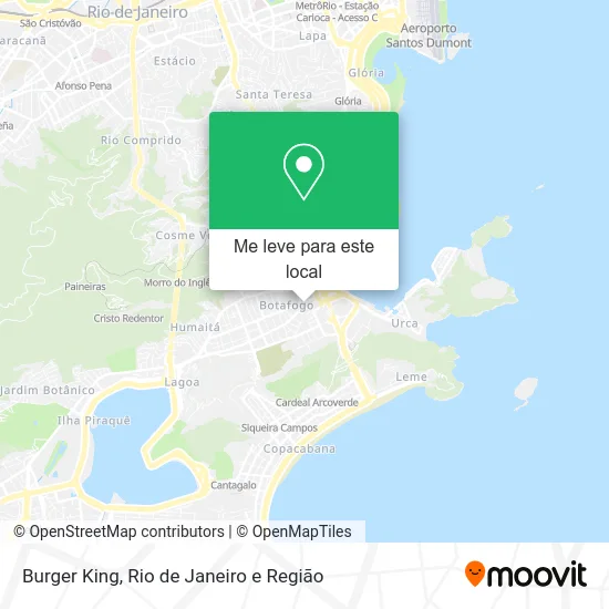 Burger King mapa