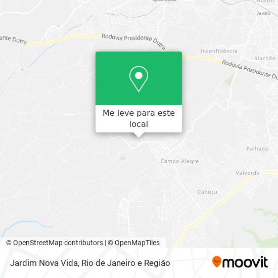 Jardim Nova Vida mapa