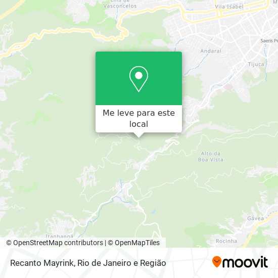 Recanto Mayrink mapa