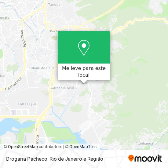 Drogaria Pacheco mapa