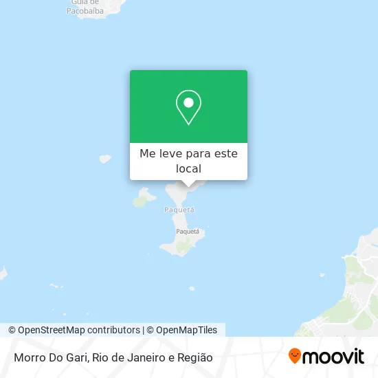 Morro Do Gari mapa
