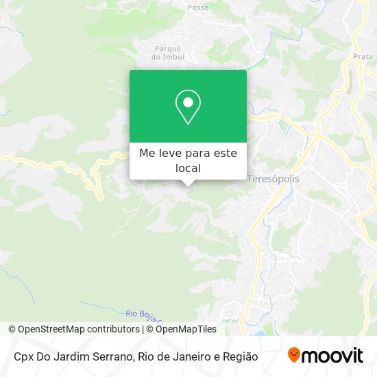 Cpx Do Jardim Serrano mapa