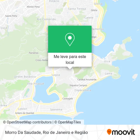 Morro Da Saudade mapa