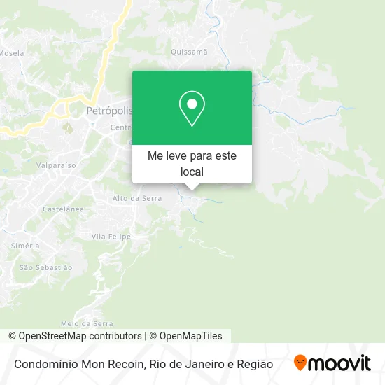 Condomínio Mon Recoin mapa