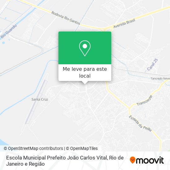 Escola Municipal Prefeito João Carlos Vital mapa