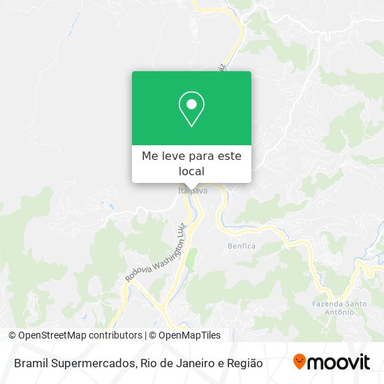Bramil Supermercados mapa