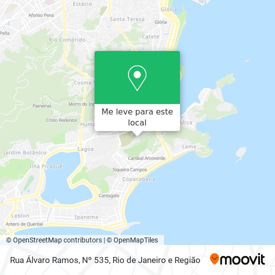 Rua Álvaro Ramos, Nº 535 mapa