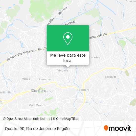 Quadra 90 mapa