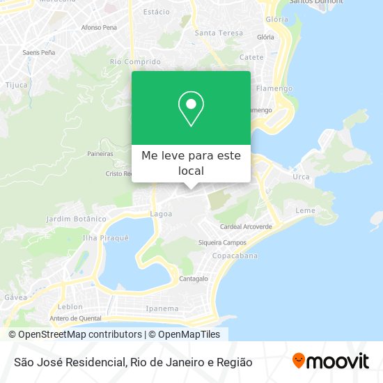 São José Residencial mapa
