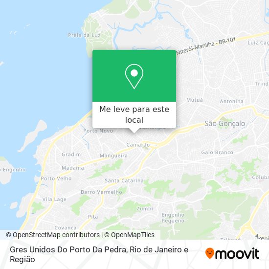Gres Unidos Do Porto Da Pedra mapa