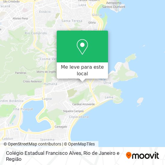 Colégio Estadual Francisco Alves mapa