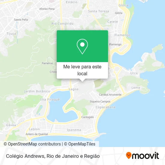Colégio Andrews mapa
