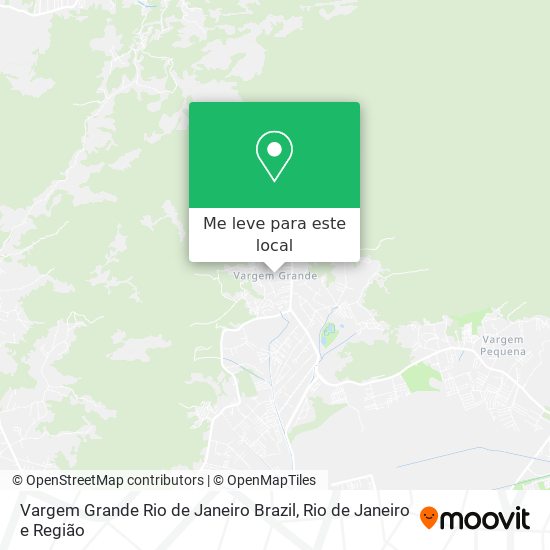 Vargem Grande Rio de Janeiro Brazil mapa
