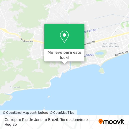 Currupira Rio de Janeiro Brazil mapa