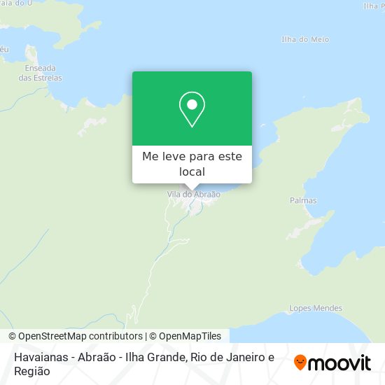 Havaianas - Abraão - Ilha Grande mapa