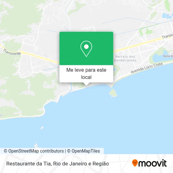 Restaurante da Tia mapa