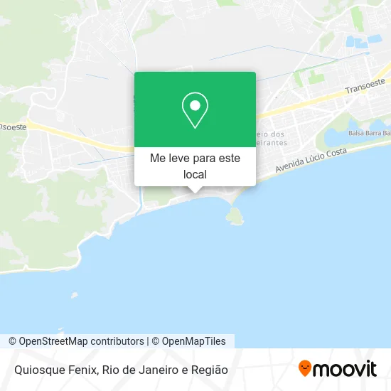 Quiosque Fenix mapa